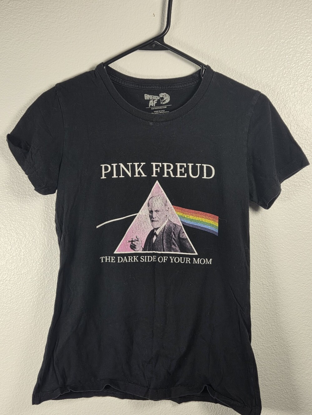 Pink Freud Graphic Tee - Black - Amen? AF